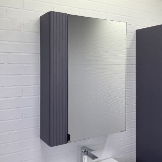 Зеркало-шкаф Comforty для ванной комнаты Лима 60 антрацит